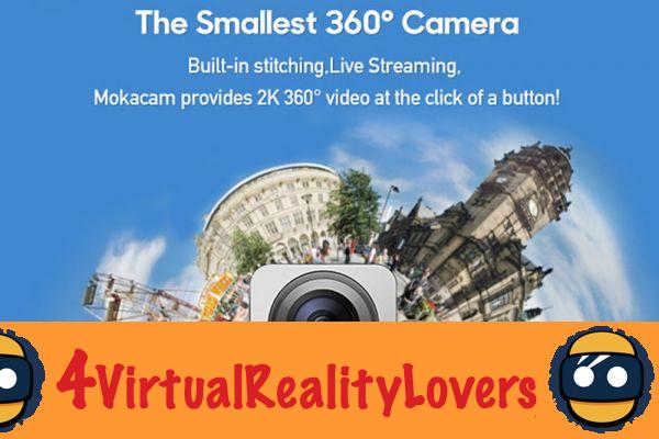 Moka360: the smallest 360-degree camera under 120 euros
