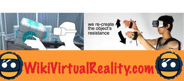 Electrostimulation to make virtual reality more real