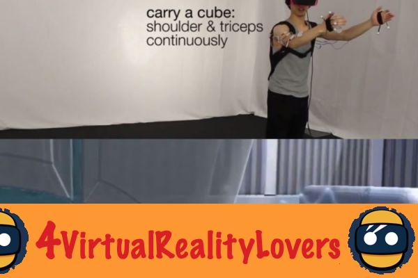 Eletroestimulação para tornar a realidade virtual mais real