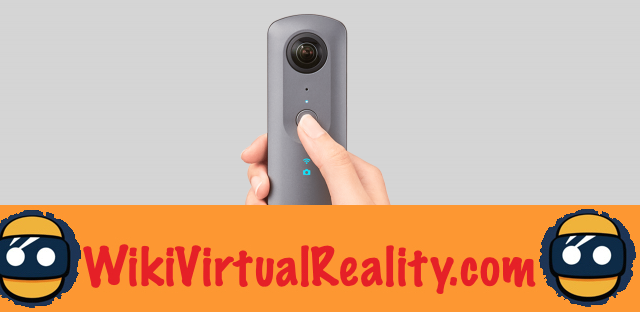 The Ricoh Theta V 360 camera compatible with PlayStation VR via an app