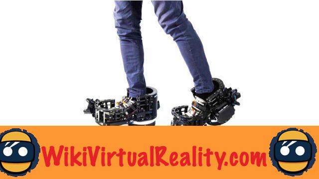 Ekto One: robotic boots to stay put while traveling in VR