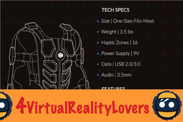 Hardlight VR Suit, una chaqueta háptica prometedora para la realidad virtual