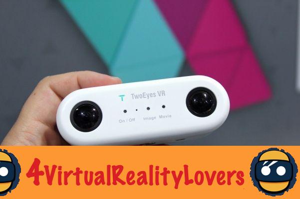 TwoEyes, the first 360 ° virtual reality camera