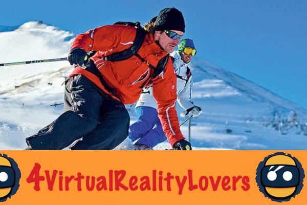 Puedes esquiar en realidad virtual en el primer piso de la Torre Eiffel