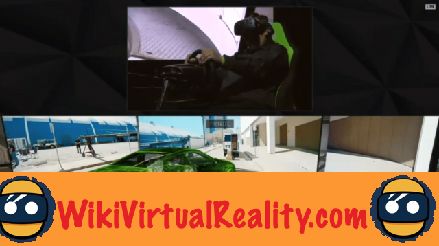 NVIDIA conduce un automóvil con un visor de realidad virtual como en Black Panther