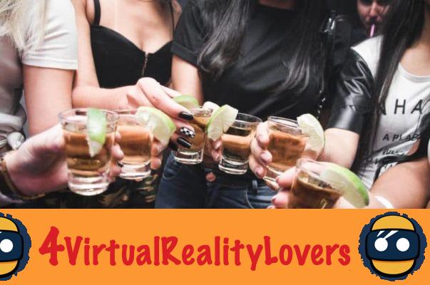 Álcool VR: realidade virtual contra ressacas