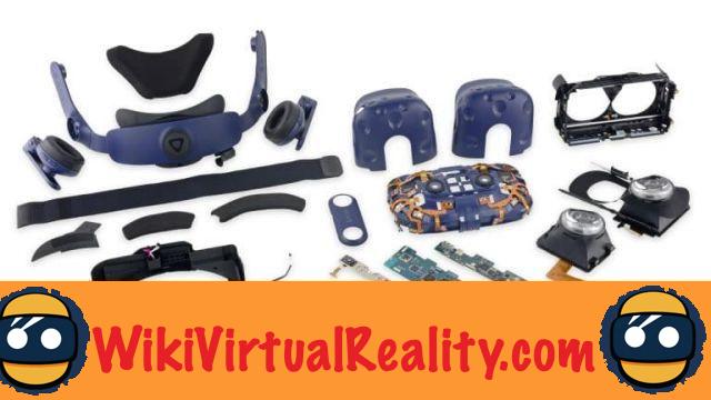 HTC Vive Pro: the virtual reality headset dismantled by iFixit