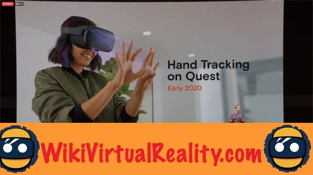 Facebook anuncia seguimiento de manos en Oculus Quest para 2020