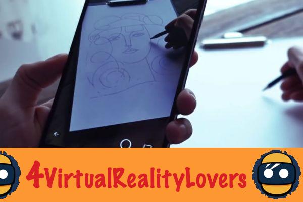 SketchAR: an augmented reality app for learning to draw easily