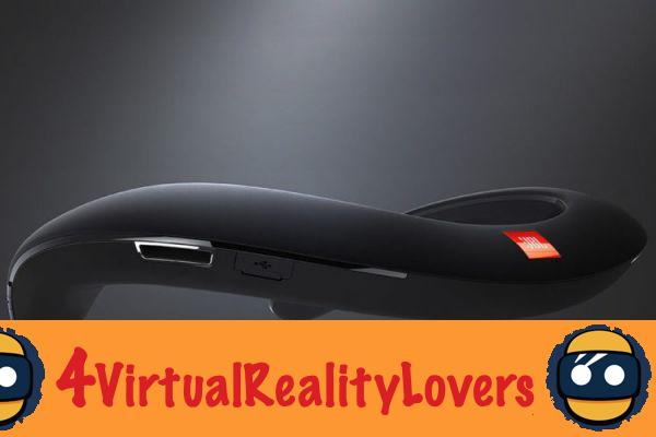 JBL Soundgear: un auricolare VR che viene indossato intorno al collo