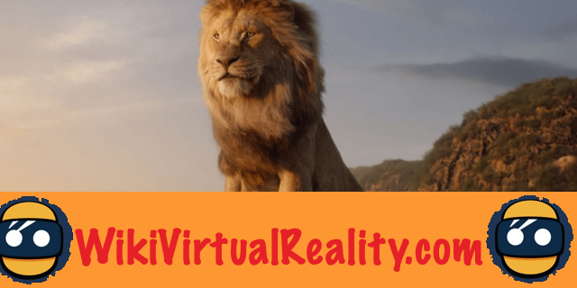 O Rei Leão filmado em um cenário de realidade virtual
