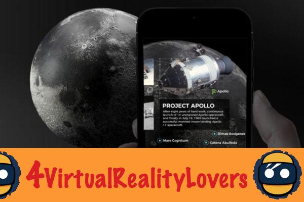 Lunar: the Moon in your hand and an augmented reality app