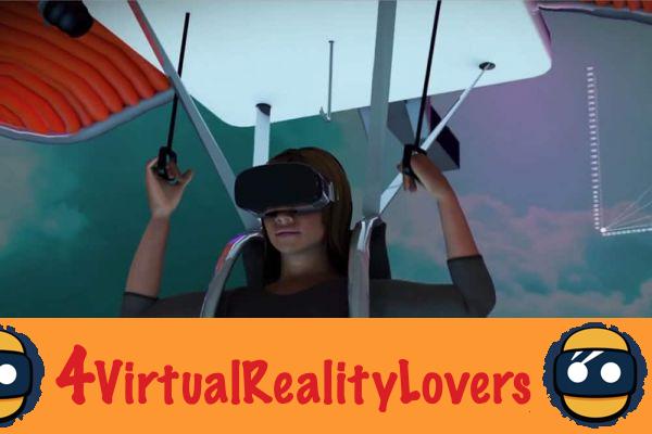 Paradrop VR: uma atração de simulador de parapente de realidade virtual