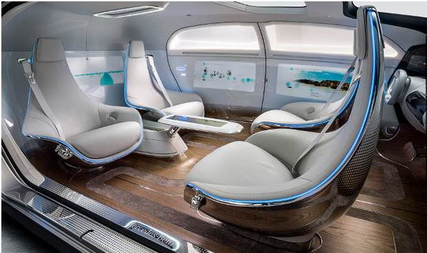Os carros do futuro serão autônomos com realidade aumentada