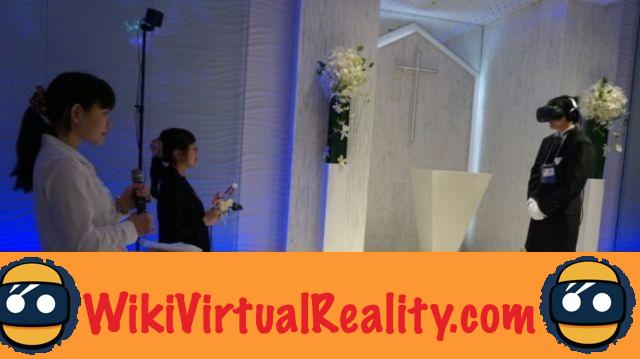 Unusual: a young Japanese man marries a virtual reality character