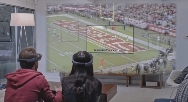 Microsoft imagines the future Super Bowl in augmented reality