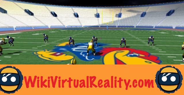 American football: virtual reality softens manners