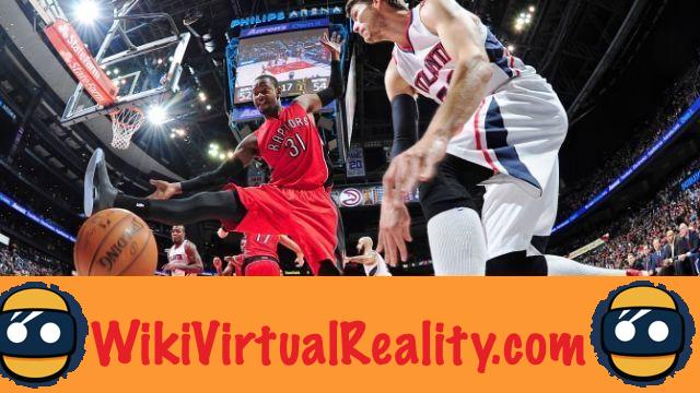 The NBA is officially a program broadcast in virtual reality