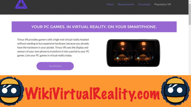 Trinus VR - Gioca a tutti i giochi per PC in VR su smartphone e PSVR