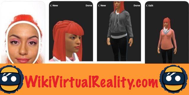 Un'app che crea fantastici avatar per la realtà virtuale