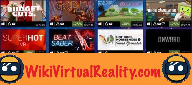 Valve rilascia l'elenco dei migliori giochi di realtà virtuale del 2018