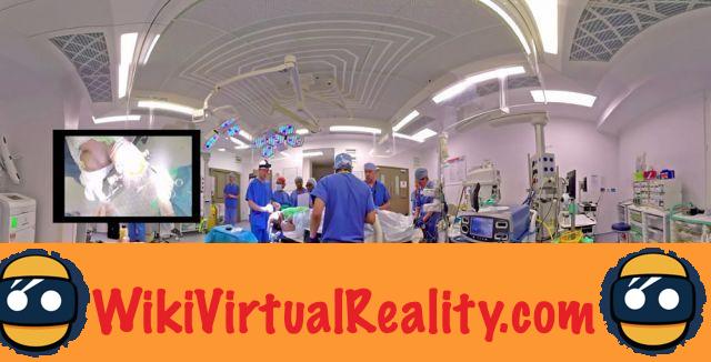 Estreia mundial: um vídeo impressionante de neurocirurgia em 360 graus