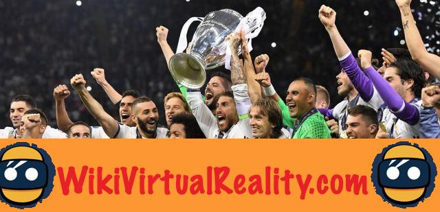 O Real Madrid oferece canal de vídeo VR em 360 graus para torcedores