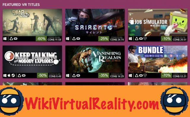 Steam: i migliori giochi VR in vendita per celebrare la primavera