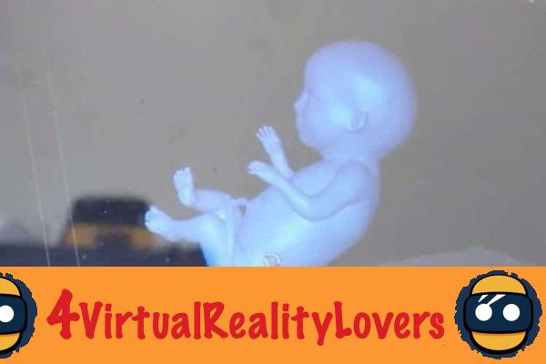 Embrião 3D: uma escultura de um feto feita usando imagens em VR e 3D
