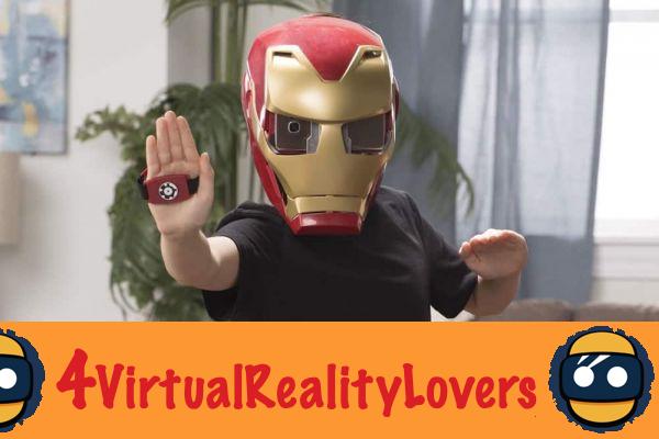 El casco de realidad aumentada de Iron Man creado por Marvel y Hasbro