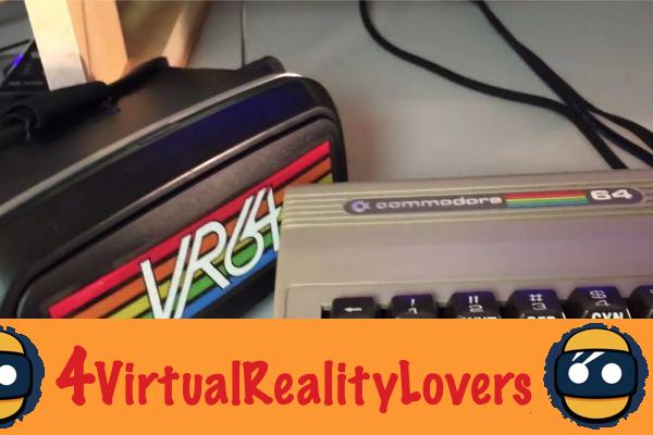 Jogar em realidade virtual em um velho Commodore 64 é possível!