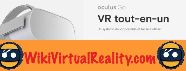 O Facebook reduz o preço do fone de ouvido Oculus Go VR em 50 euros